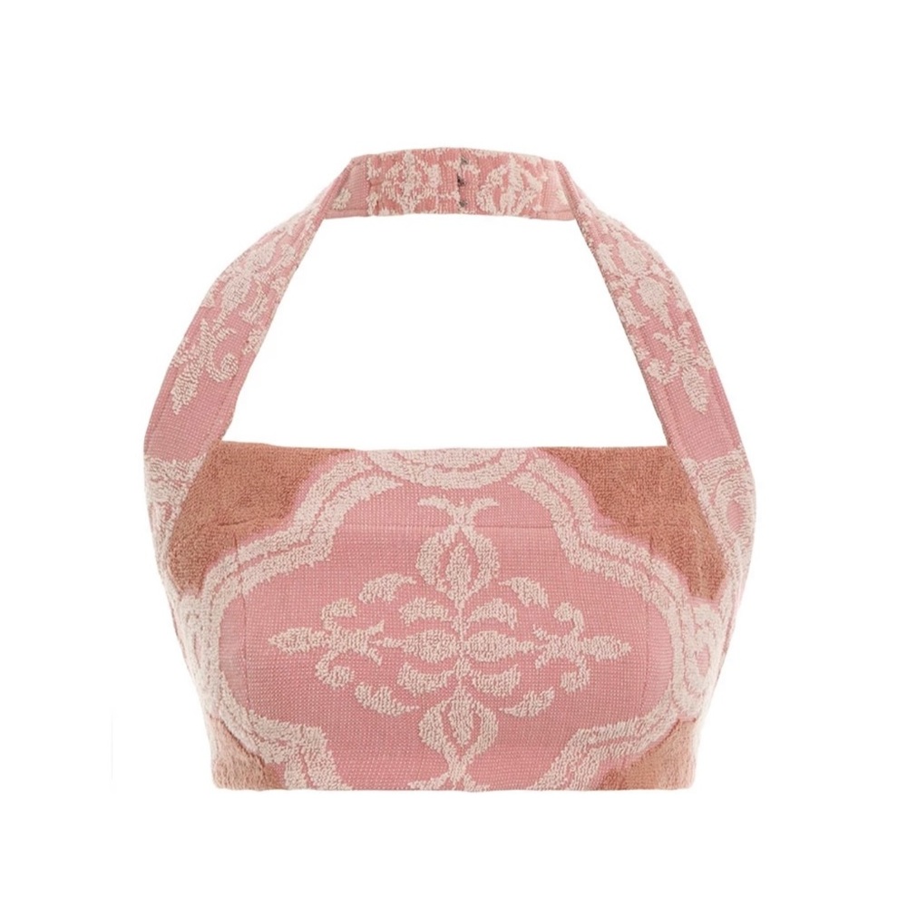 Zimmermann Jeannie Halter Pink Bra Top Size 0 Brand New with Tag